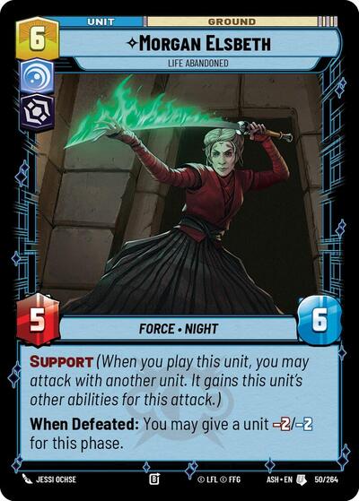 Morgan Elsbeth - Life Abandoned - 50/264 - Uncommon - Ashes of the Empire