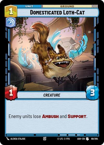 Domesticated Loth-Cat - 68/264 - Uncommon - Ashes of the Empire