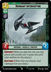 Remnant Interceptor - 95/264 - Common - Ashes of the Empire
