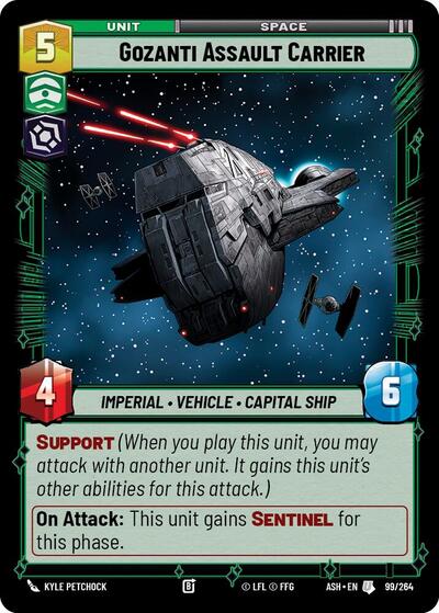 Gozanti Assault Carrier - 99/264 - Uncommon - Ashes of the Empire
