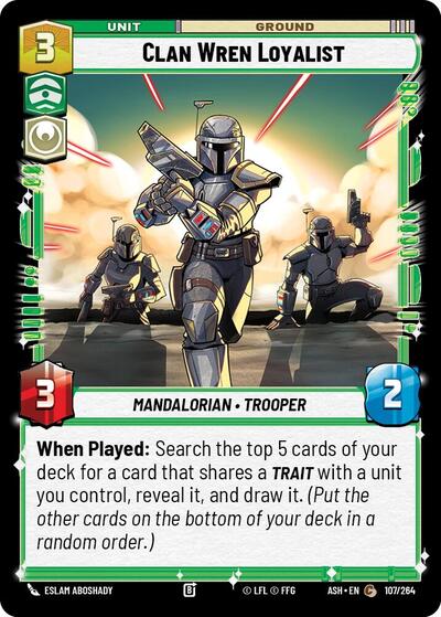 Clan Wren Loyalist - 107/264 - Common - Ashes of the Empire