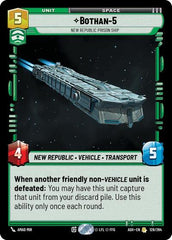 Bothan-5 - New Republic Prison Ship - 128/264 - Rare - Ashes of the Empire