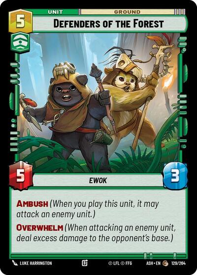 Defenders of the Forest - 129/264 - Common - Ashes of the Empire