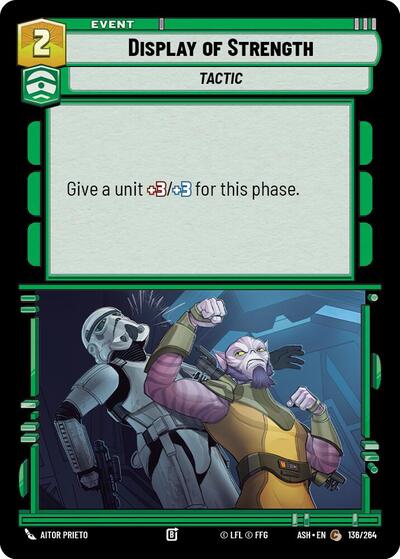 Display of Strength - 136/264 - Common - Ashes of the Empire