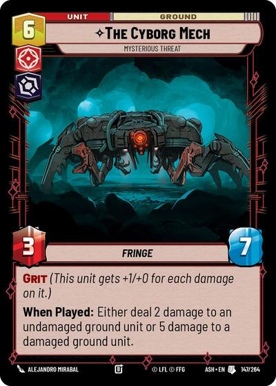 The Cyborg Mech - Mysterious Threat - 147/264 - Uncommon - Ashes of the Empire