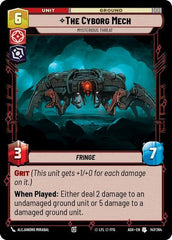 The Cyborg Mech - Mysterious Threat - 147/264 - Uncommon - Ashes of the Empire