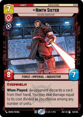 Ninth Sister - Hulking Inquisitor - 148/264 - Legendary - Ashes of the Empire