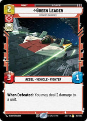 Green Leader - Crynyd's Sacrifice - 153/264 - Rare - Ashes of the Empire