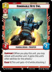 Honorable Nite Owl - 154/264 - Common - Ashes of the Empire