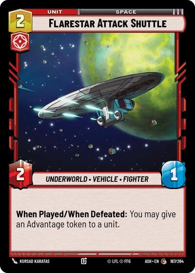 Flarestar Attack Shuttle - 167/264 - Common - Ashes of the Empire