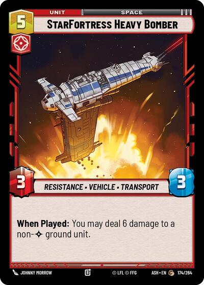 StarFortress Heavy Bomber - 174/264 - Common - Ashes of the Empire