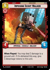 Imposing Scout Walker - 176/264 - Common - Ashes of the Empire