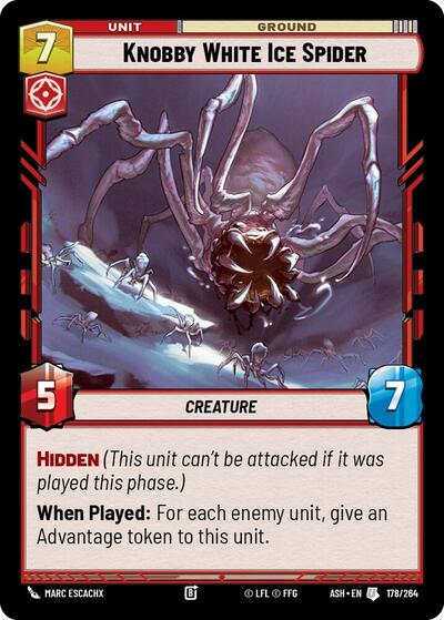 Knobby White Ice Spider - 178/264 - Uncommon - Ashes of the Empire