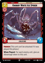 Knobby White Ice Spider - 178/264 - Uncommon - Ashes of the Empire