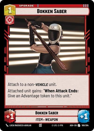 Bokken Saber - 180/264 - Uncommon - Ashes of the Empire
