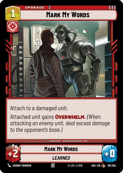 Mark My Words - 181/264 - Common - Ashes of the Empire