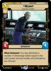 Helgait - Dooku Was a Visionary - 195/264 - Rare - Ashes of the Empire