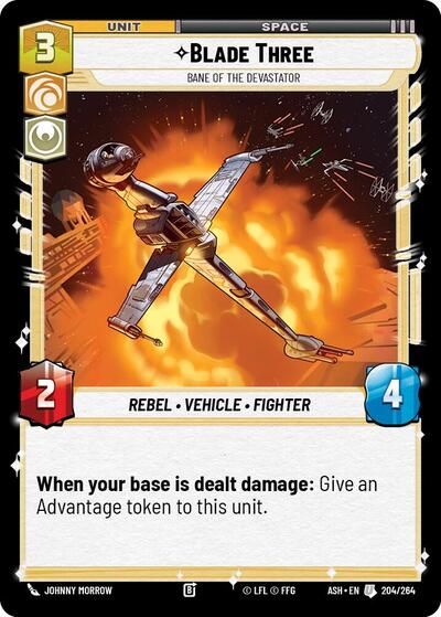 Blade Three - Bane of the Devastator - 204/264 - Uncommon - Ashes of the Empire