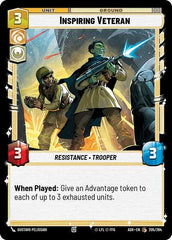 Inspiring Veteran - 205/264 - Common - Ashes of the Empire
