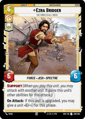 Ezra Bridger - The Force is All I Need - 209/264 - Uncommon - Ashes of the Empire
