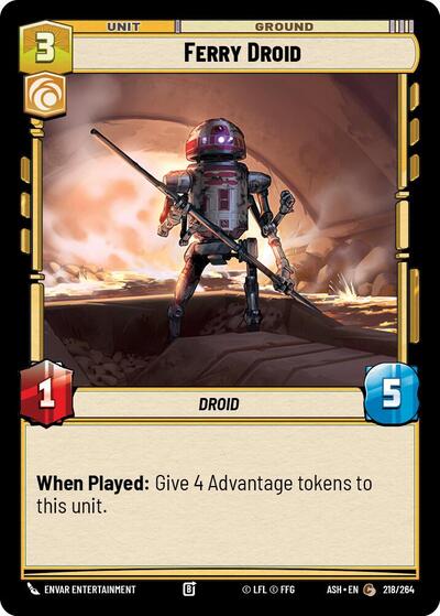 Ferry Droid - 218/264 - Common - Ashes of the Empire