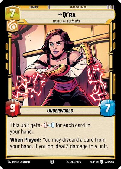 Qi'ra - Master of Teras Kasi - 226/264 - Uncommon - Ashes of the Empire