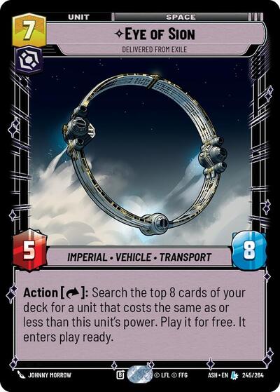 Eye of Sion - Delivered from Exile - 245/264 - Legendary - Ashes of the Empire