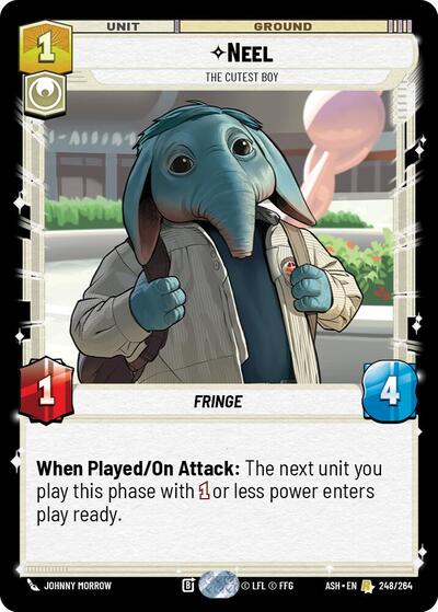 Neel - The Cutest Boy - 248/264 - Rare - Ashes of the Empire