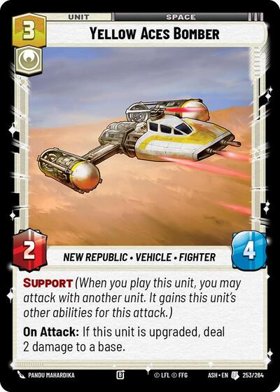 Yellow Aces Bomber - 253/264 - Uncommon - Ashes of the Empire