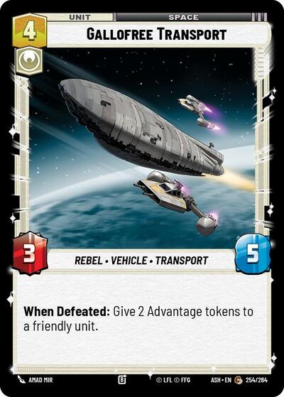 Gallofree Transport - 254/264 - Common - Ashes of the Empire