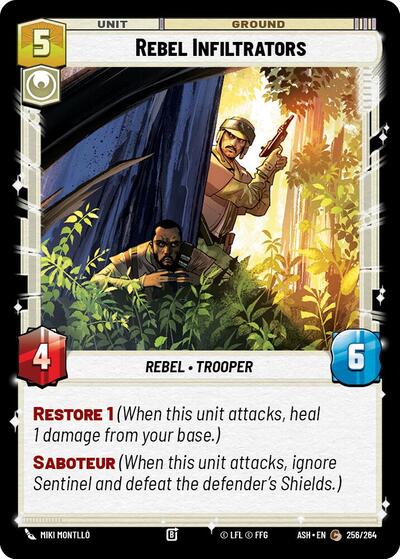 Rebel Infiltrators - 256/264 - Common - Ashes of the Empire