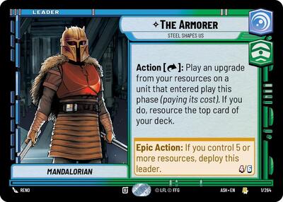 The Armorer - Steel Shapes Us - 1/264 - Rare - Ashes of the Empire