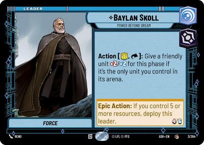 Baylan Skoll - Power Beyond Dream - 3/264 - Common - Ashes of the Empire