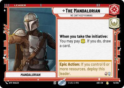 The Mandalorian - We Can't Keep Running - 14/264 - Rare - Ashes of the Empire