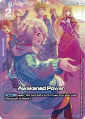 Awakened Power (R+)  (Premium Accessory Set - Mobile Suit Gundam: Iron-Blooded Orphans) - GD02-110 - Full Art Rare - Gundam Promotional Cards