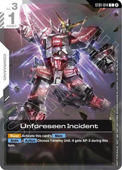 Unforeseen Incident (World Championship Regionals 26-27 Season 1) - ST01-014 - COMMON - Gundam Promotional Cards