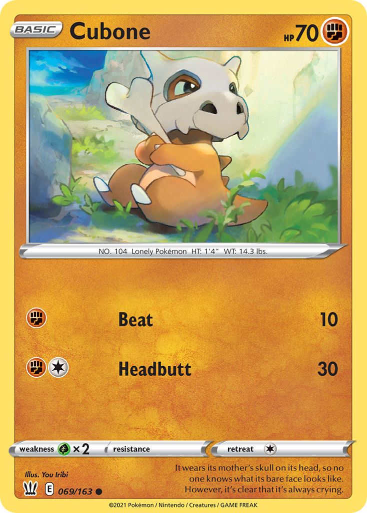 Cubone - 069/163 - Battle Styles