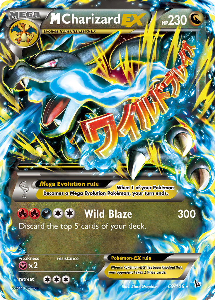 M Charizard-EX - 069/106 - Flashfire