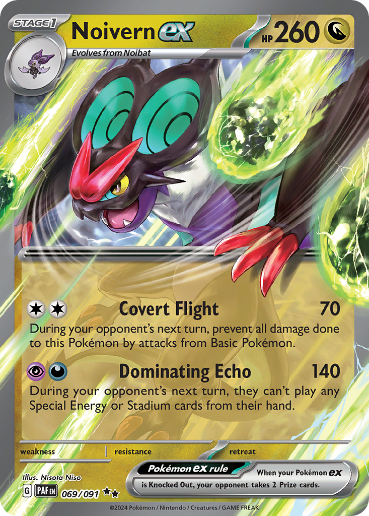 Noivern ex - 69/91 - Paldean Fates