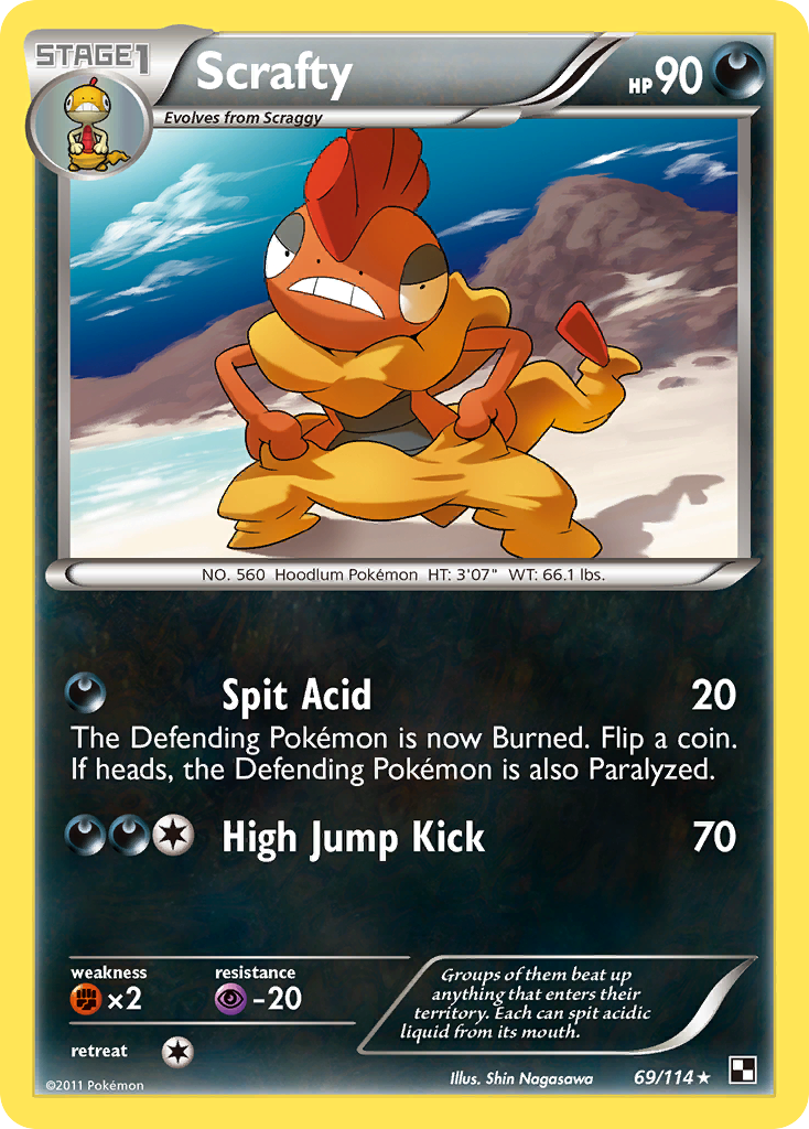 Scrafty - 069/114 - Black & White