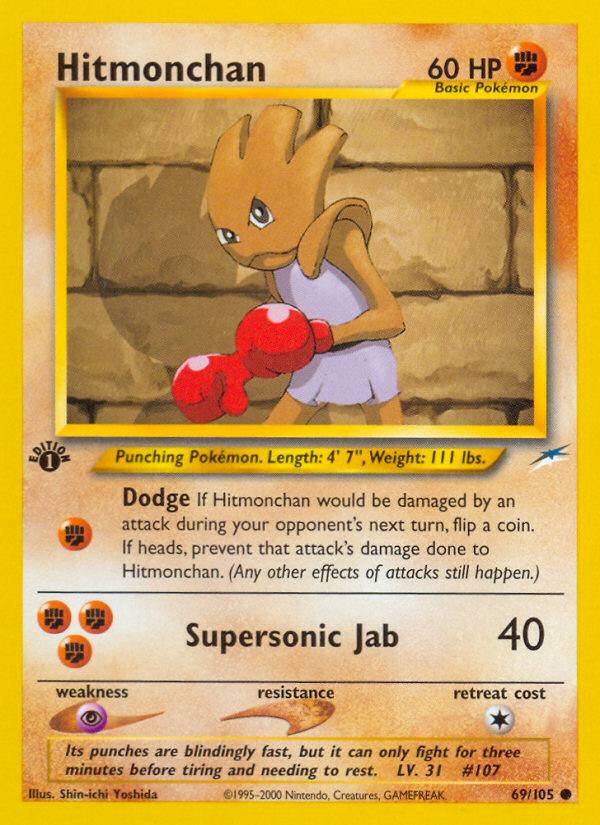 Hitmonchan - 069/105 - Neo Destiny