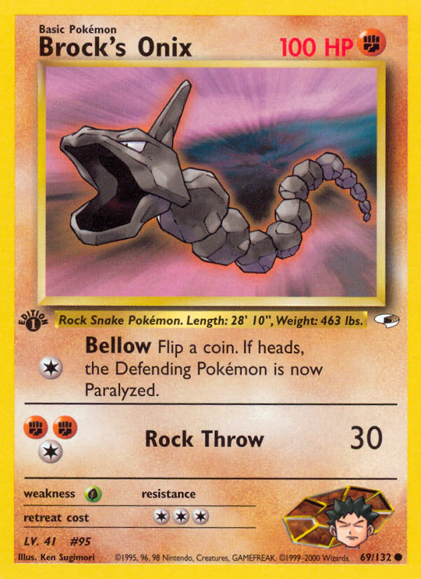 Brock's Onix - 069/132 - Gym Heroes