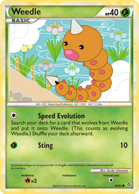 Weedle - 69/95 - HS—Unleashed