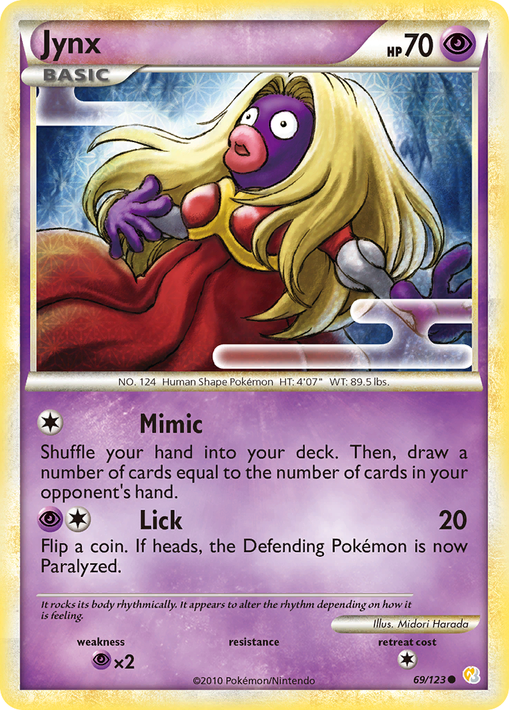 Jynx - 069/123 - HeartGold & SoulSilver