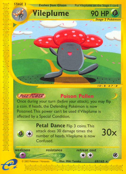 Vileplume - 069/165 - Expedition Base Set