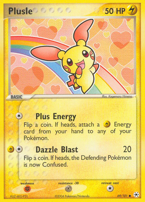 Plusle - 069/101 - Hidden Legends