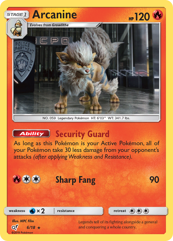 Arcanine - 06/18 - Detective Pikachu