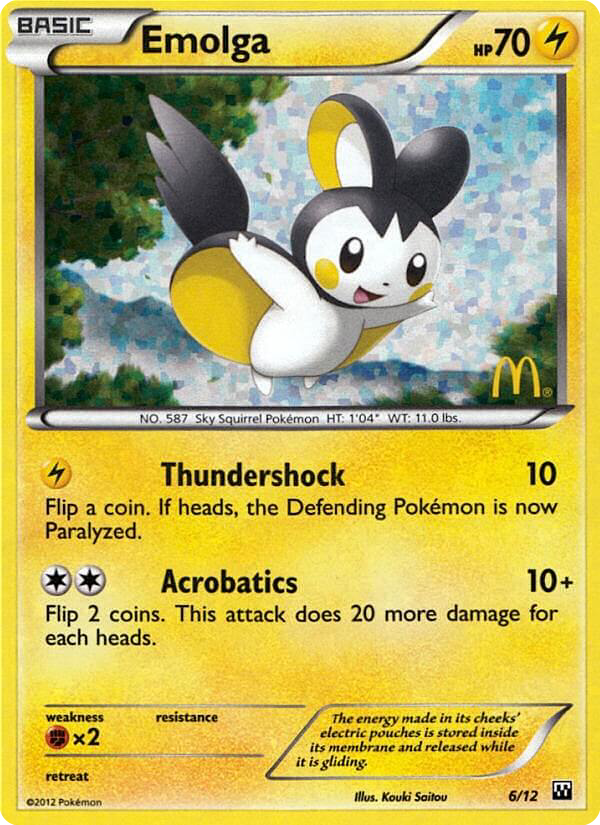 Emolga - 06/12 - McDonald's Collection 2012