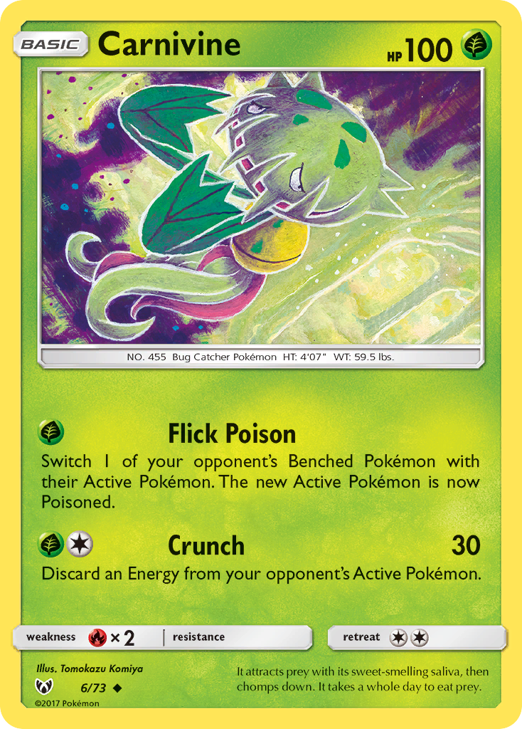 Carnivine - 06/73 - Shining Legends