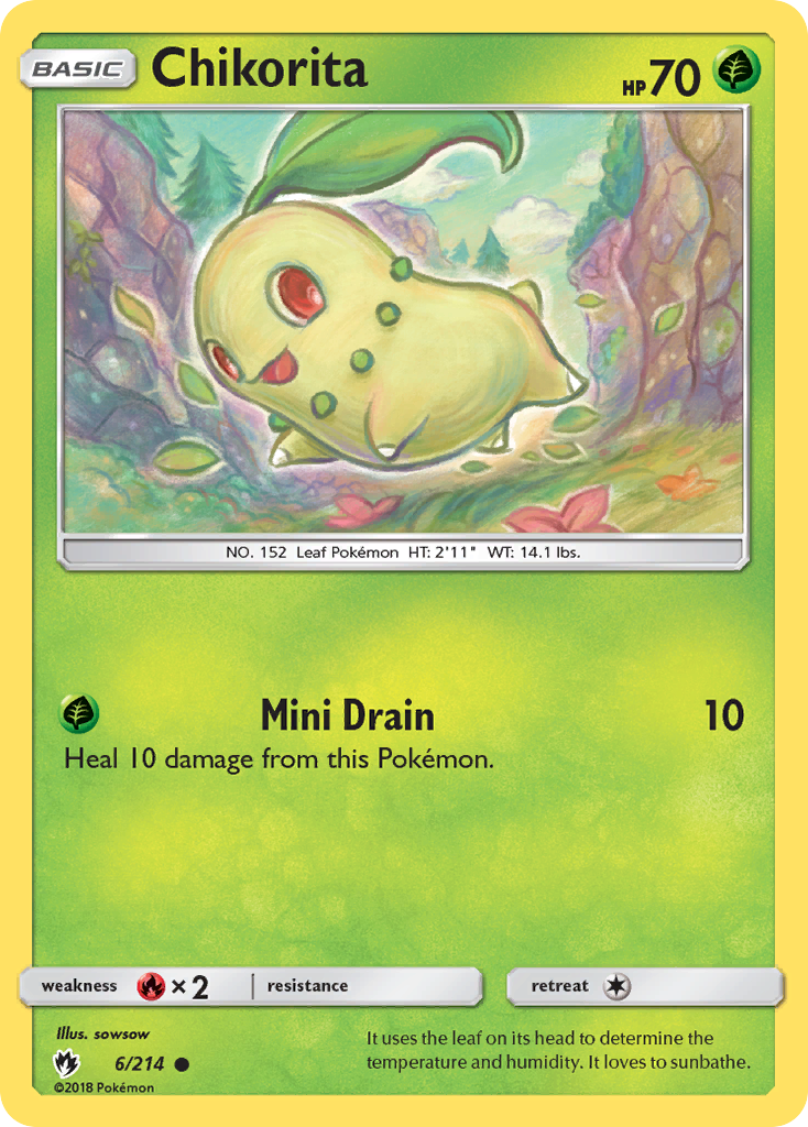 Chikorita - 006/214 - Lost Thunder